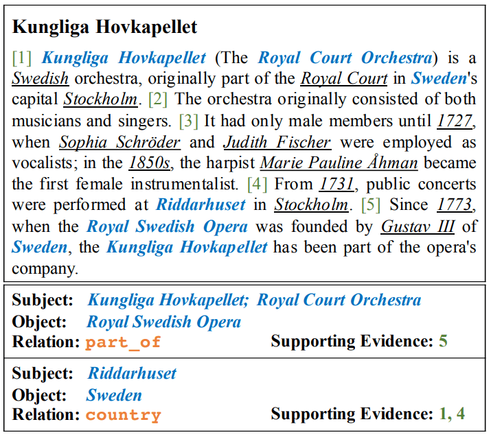 DocRED: A Large-Scale Document-Level Relation Extraction Dataset